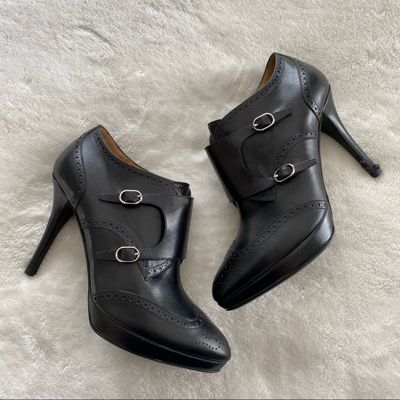 Ralph Lauren Purple Label Monk Strap Vilinda Heels - Picture 2 of 16